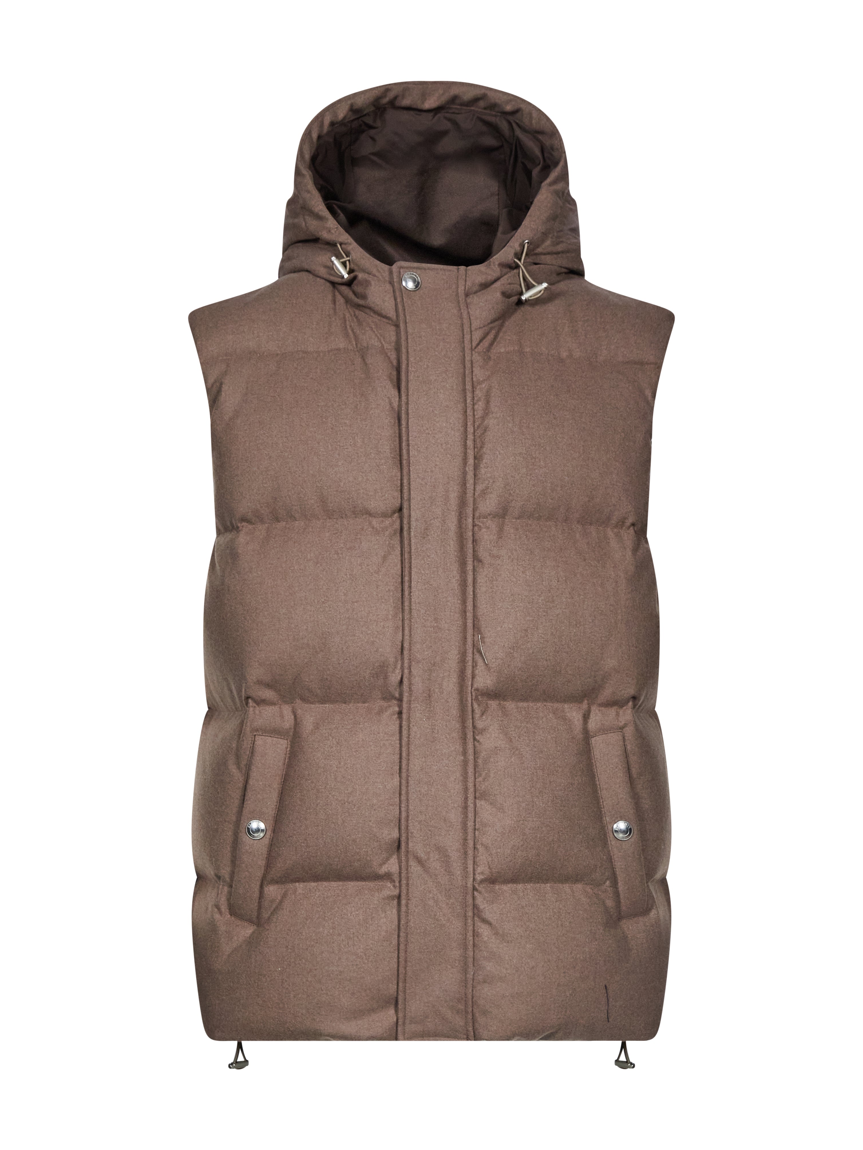 Gilet imbottito in beige 