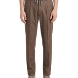 Pantaloni jogger in marrone 