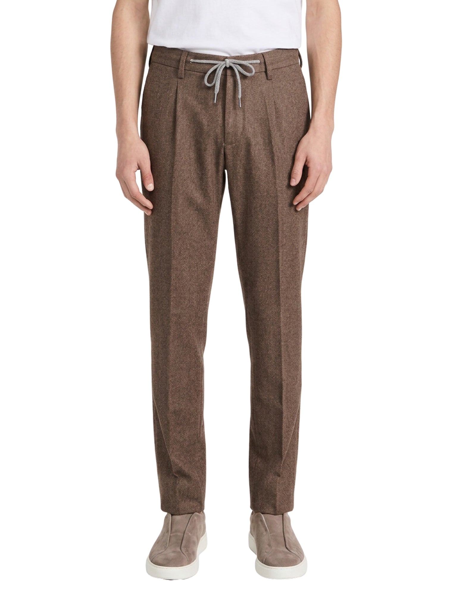 Pantaloni jogger in marrone 