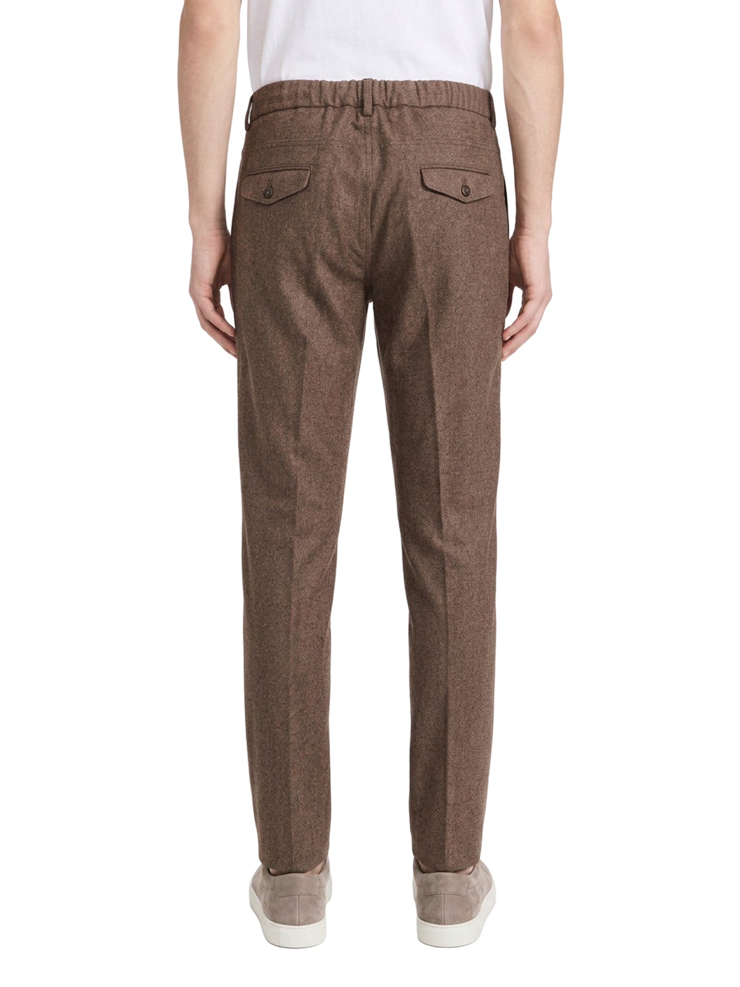 Pantaloni jogger in marrone 