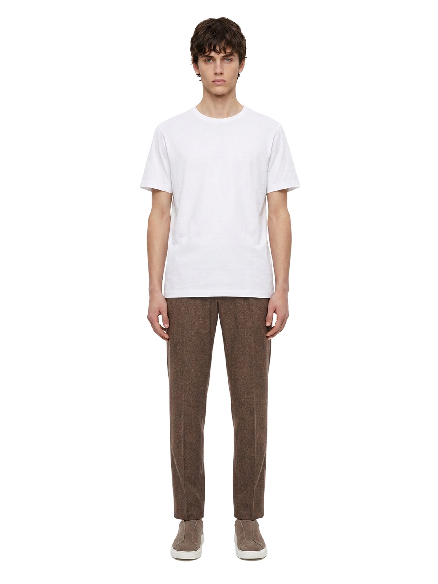 Pantaloni jogger in marrone 