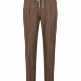 Pantaloni jogger in marrone 