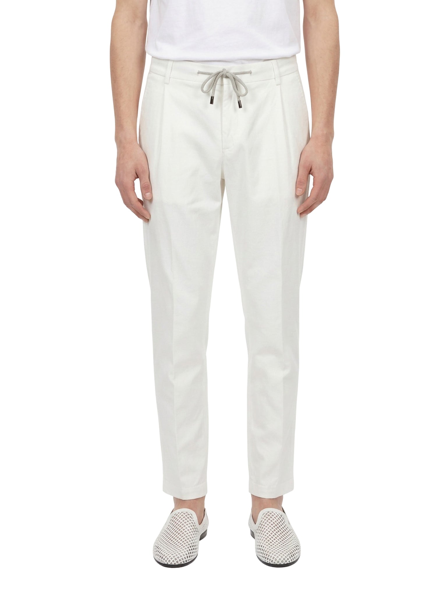 Pantalone jogger in bianco 