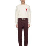 Pantaloni jogger in marrone 