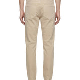 Pantaloni cinque tasche in beige 