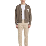 Pantaloni cinque tasche in beige 