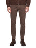 Pantaloni cinque tasche in marrone