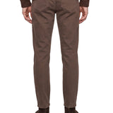 Pantaloni cinque tasche in marrone 