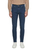 Pantaloni cinque tasche in blu