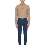 Pantaloni cinque tasche in blu 