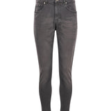 Pantalone cinque tasche in grigio 