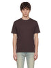 T-shirt girocollo in marrone