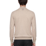 Maglia girocollo in beige 