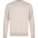 Maglia girocollo in beige 