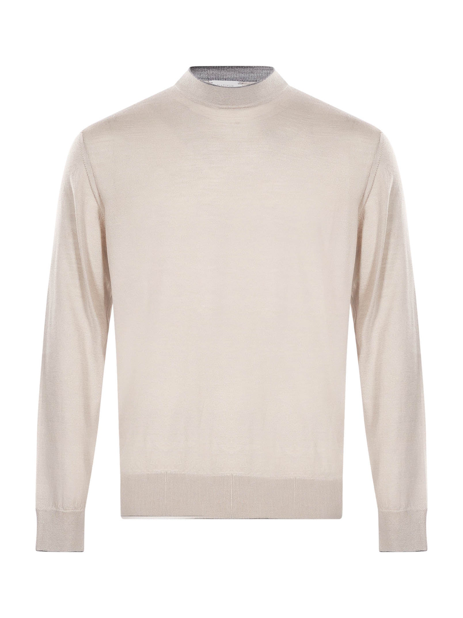 Maglia girocollo in beige 