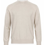 Maglia girocollo in beige 