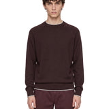 Maglia girocollo in marrone 