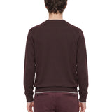 Maglia girocollo in marrone 