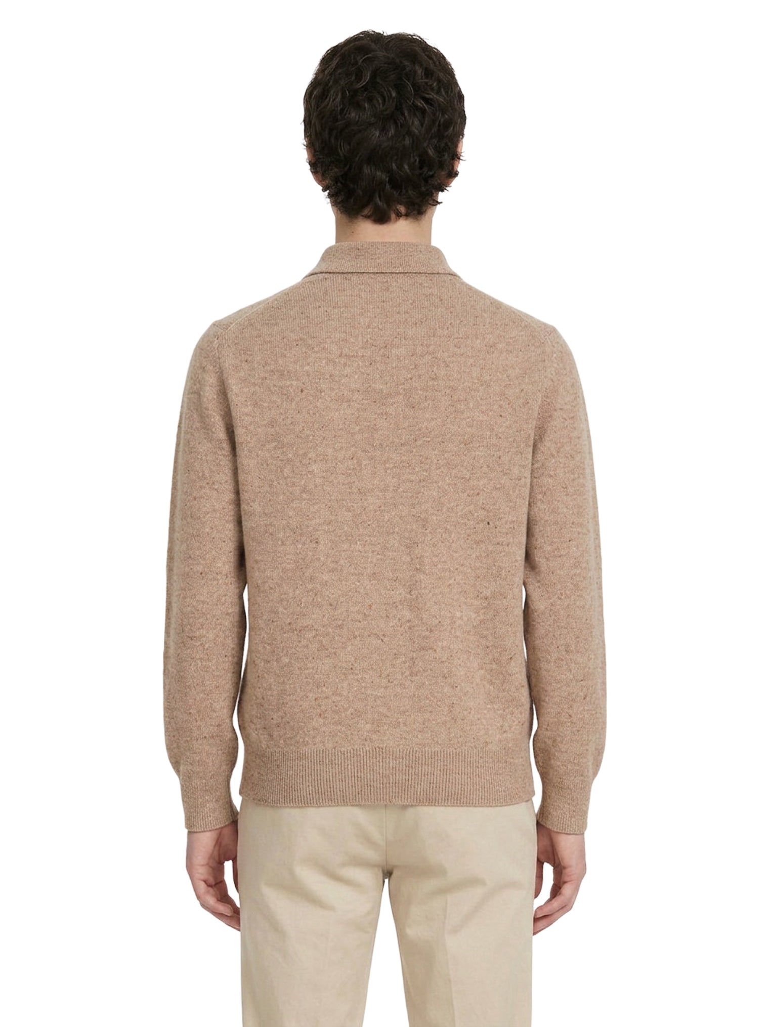 Polo maglia in beige 