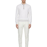 Polo maglia cotone in bianco 