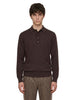 Polo maglia cotone in marrone