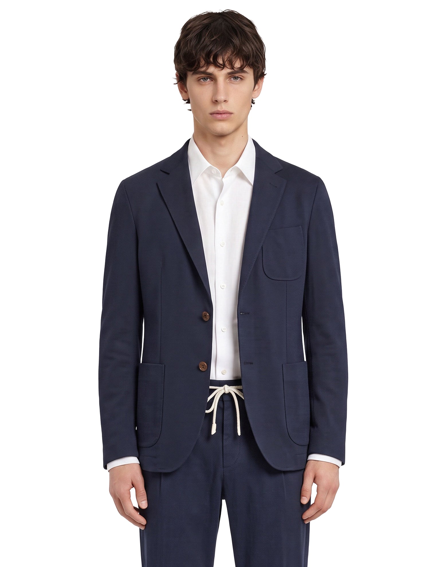 Giacca soft in blu 