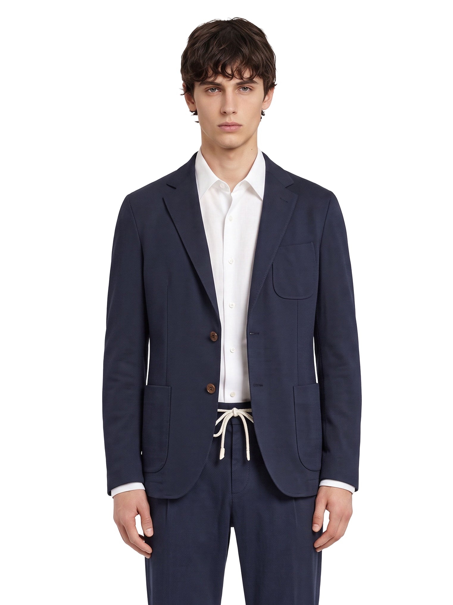 Giacca soft in blu 