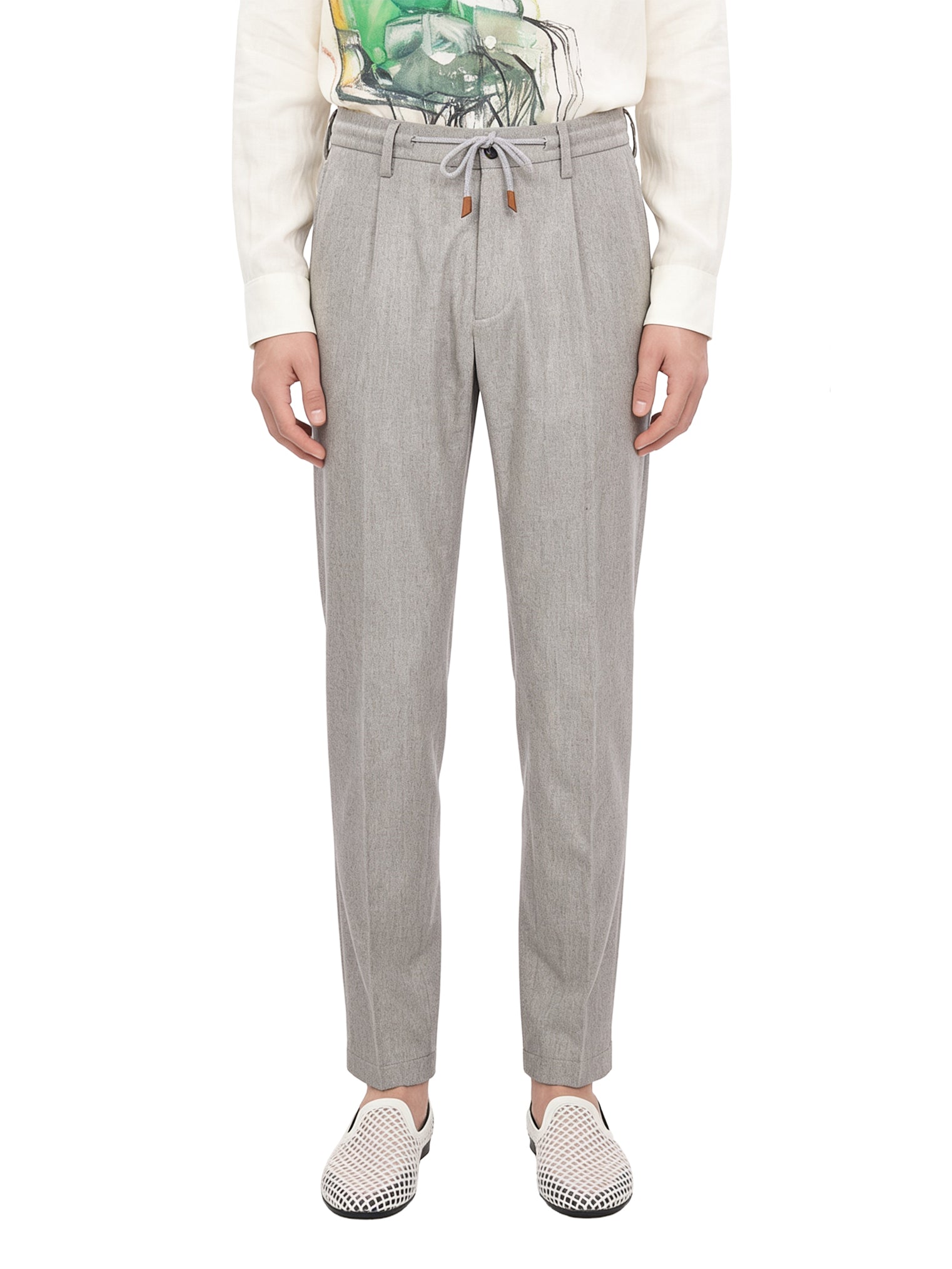 Pantaloni jogger in grigio chiaro 