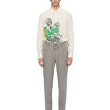 Pantaloni jogger in grigio chiaro 