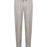 Pantaloni jogger in grigio chiaro 