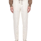 Pantaloni jogger in bianco 