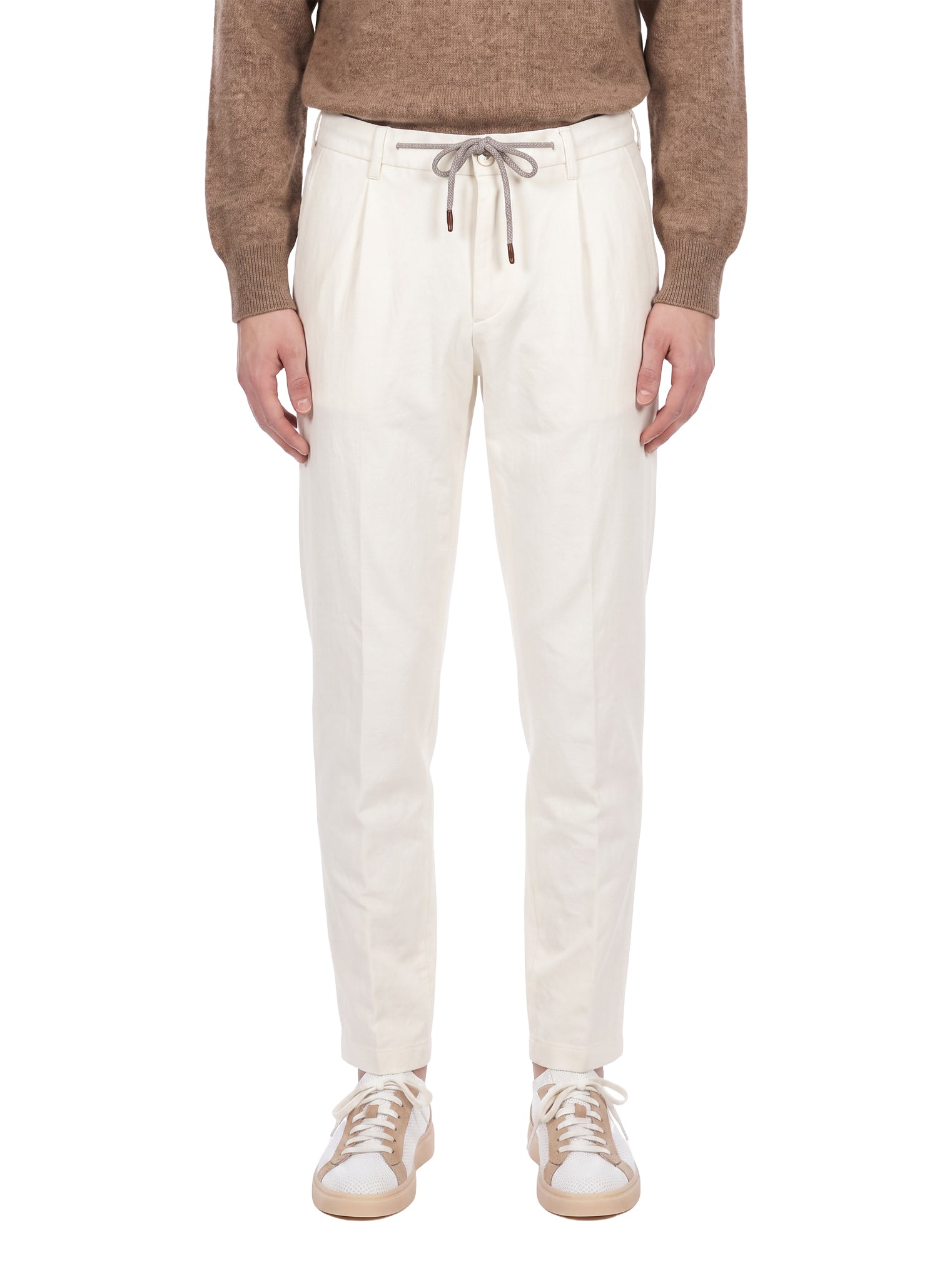 Pantaloni jogger in bianco 
