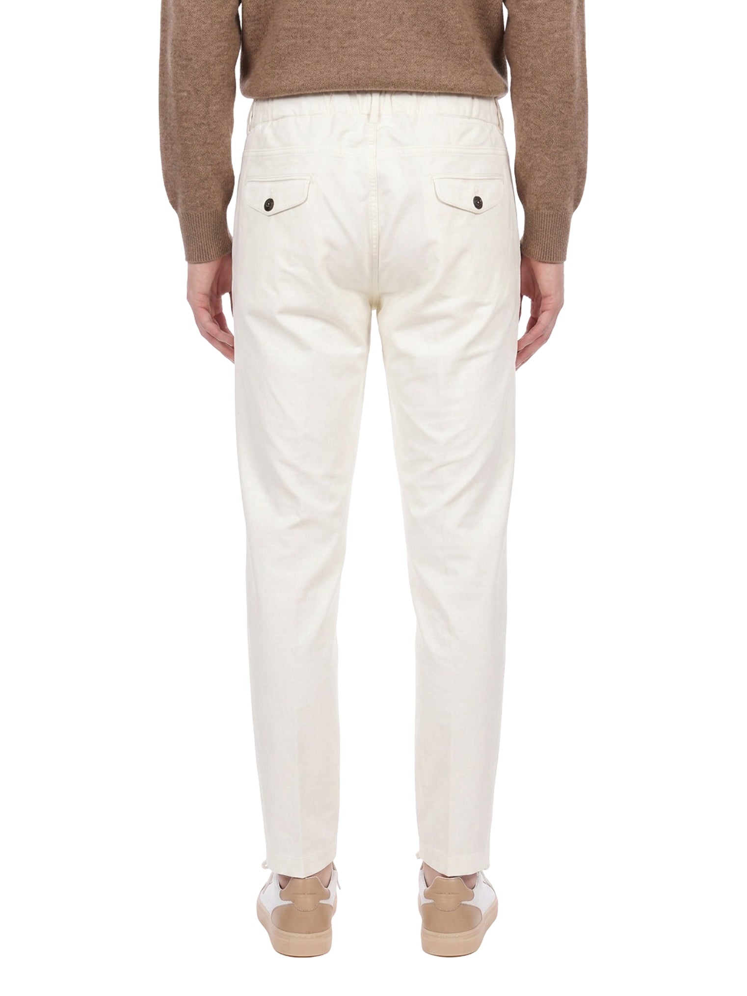 Pantaloni jogger in bianco 