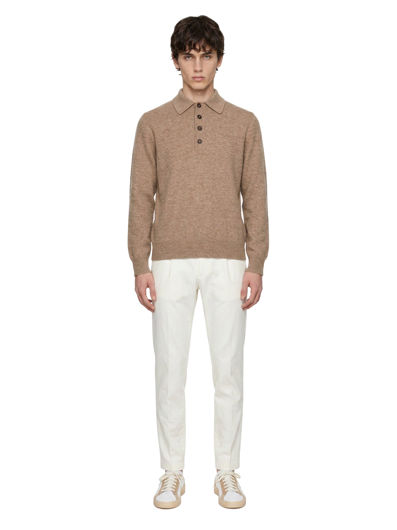 Pantaloni jogger in bianco 