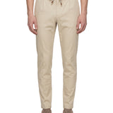 Pantaloni jogger in beige 