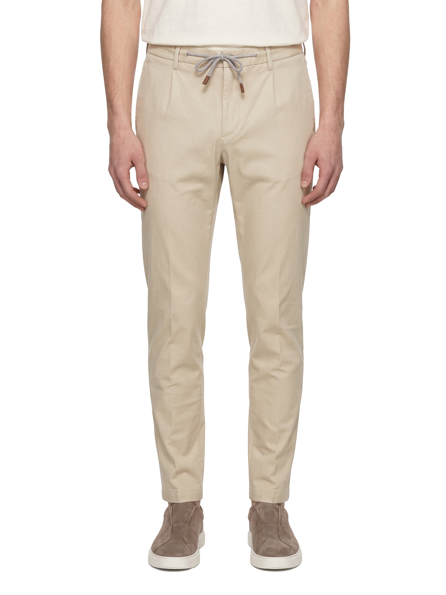 Pantaloni jogger in beige 