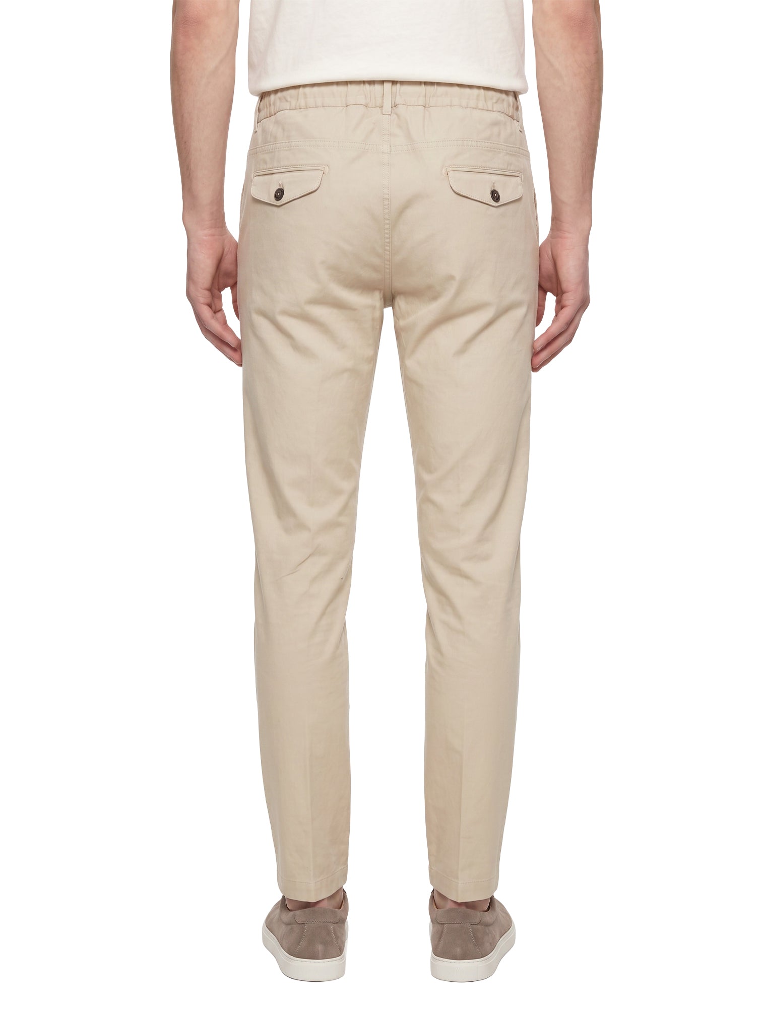 Pantaloni jogger in beige 