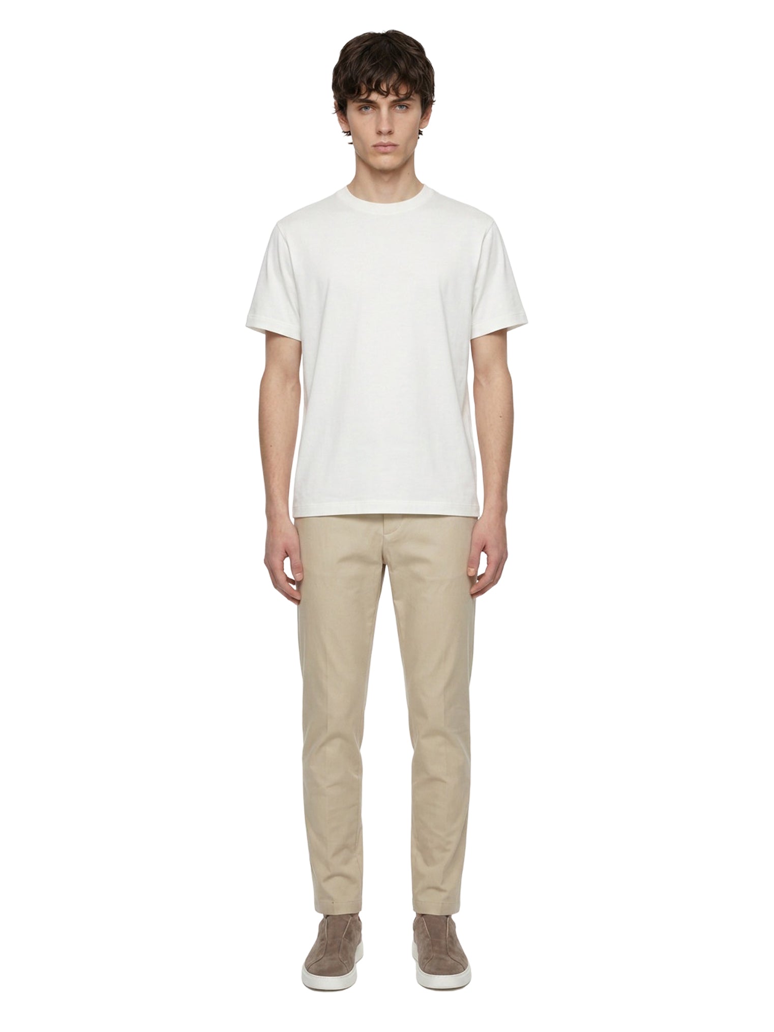 Pantaloni jogger in beige 