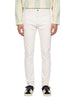 Pantaloni cinque tasche in bianco