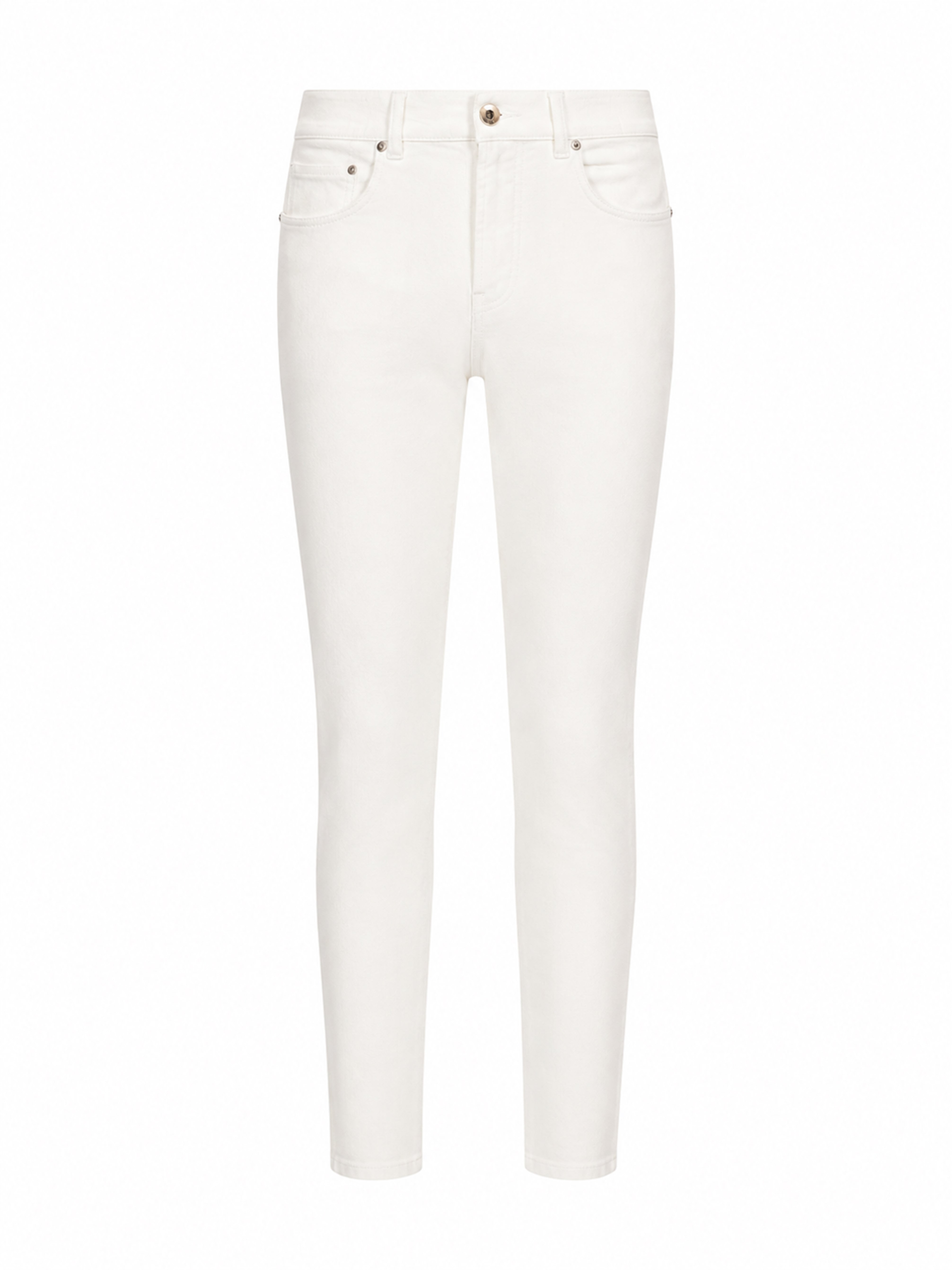 Pantaloni cinque tasche in bianco 