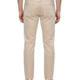 Pantaloni cinque tasche in beige 