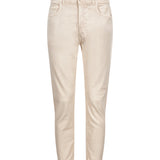 Pantaloni cinque tasche in beige 