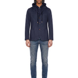 Jeans cinque tasche in blu 