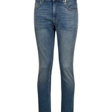 Jeans cinque tasche in blu 