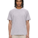 T-shirt girocollo in grigio 