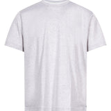 T-shirt girocollo in grigio 