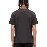 T-shirt girocollo in nero 