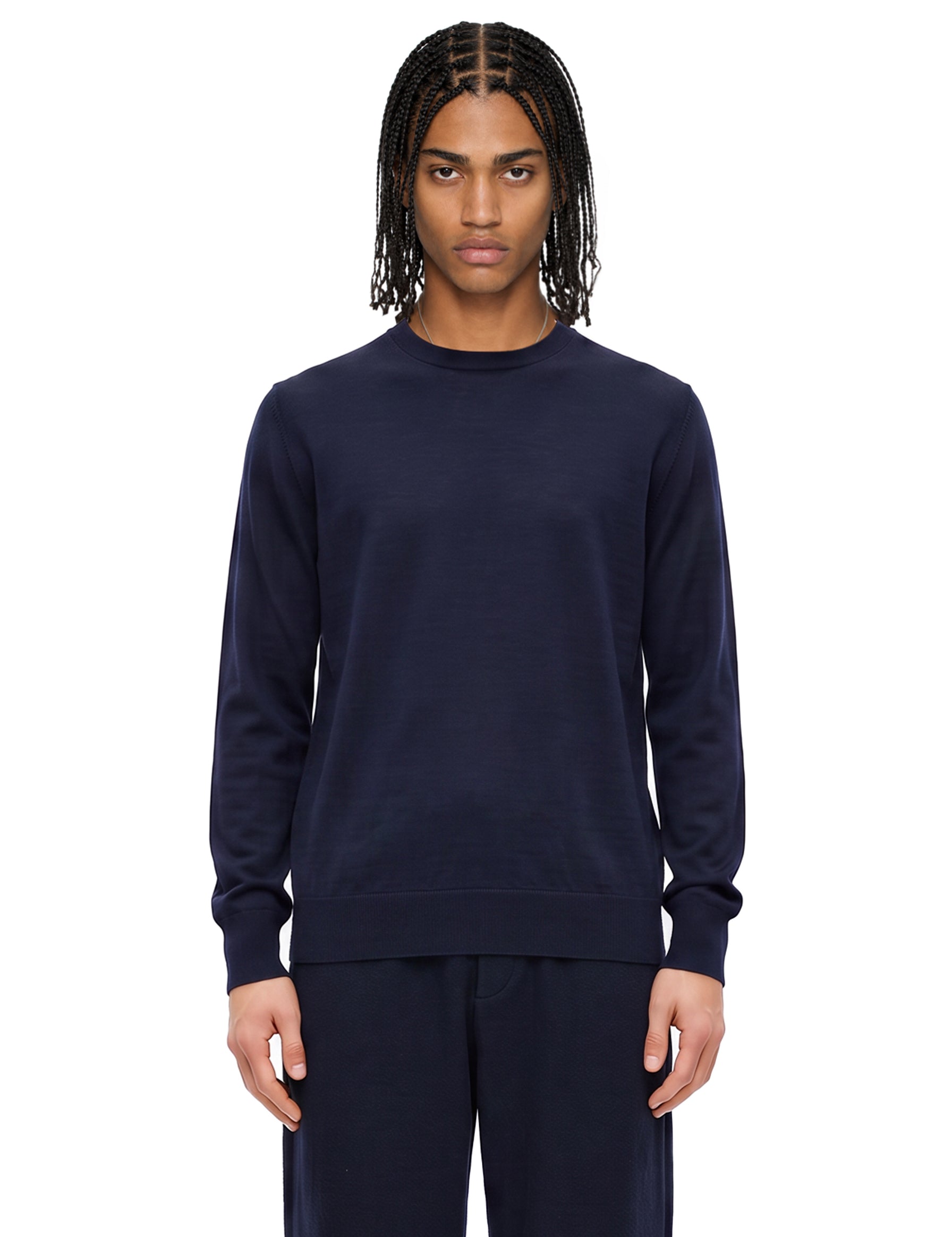 Maglia girocollo lana merino 