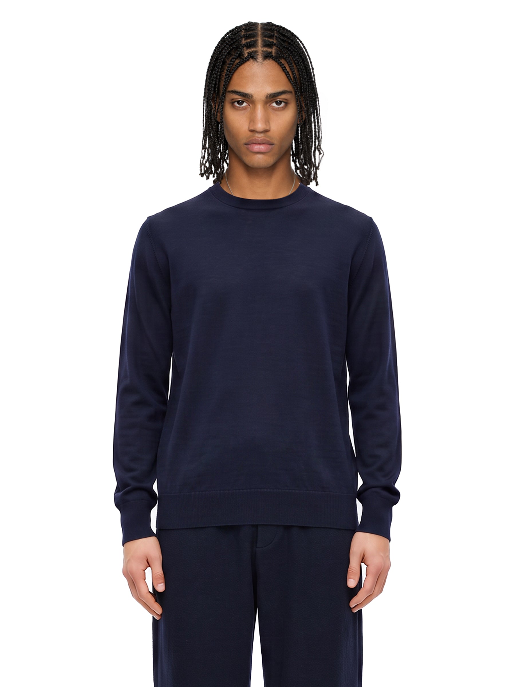 Maglia girocollo lana merino 