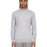Maglia girocollo in grigio 